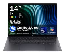 HP OmniBook Ultra 14" (Core Ultra 7) | 32GB RAM | 1TB SSD | Windows 11 | 3K OLED | Deep Espresso | Touch Screen
