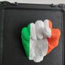 Irish Tricolour Closed Fist Wall Art Black Frame Irish Pride Ireland Flag Colours Home Bar Pub Shed Man Cave Office Games Room Wall Decor Irish Gift Patriotic Display Handmade 3D Printed Irish Art Unique Ireland Decoration Green White Orange Framed Wall S Image 7