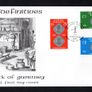 1979-81 Guernsey 1/2p - UK5 Coins Definitive Stamps Set First Day Cover (FDC) Image 4