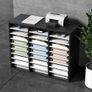 27 Compartments Wood Literature Organizer, Adjustable Shelves, Medium Density Fiberboard Mail Center, Office Home School Storage for Files, Image 6