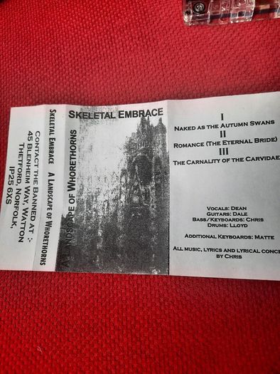 SKELETAL EMBRACE: A Landscape of Whorethorns - Demo Cassette -1999-