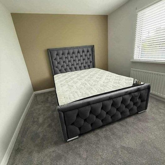 Cream Ottoman Storage Bed,Beds