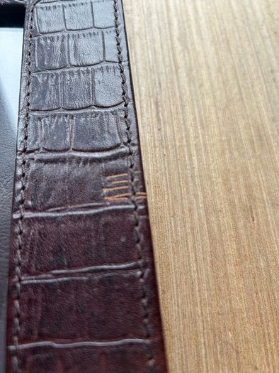 Faux Alligator/Crocodile Table Top Picture Frame
