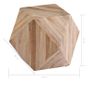 Side Table Reclaimed Teak 40x40x40 cm Image 2