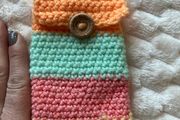 Handmade crochet purse/phonecover