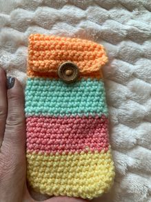Handmade crochet purse/phonecover