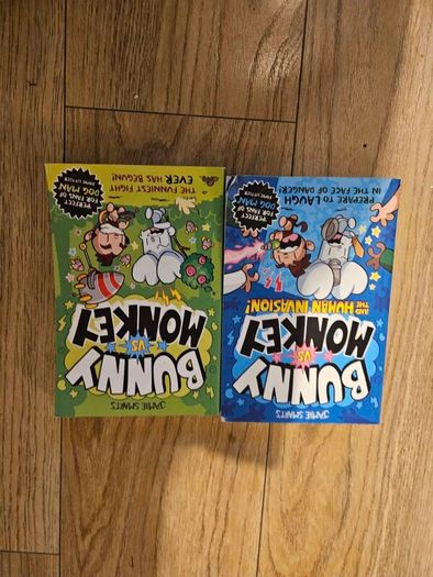 Bunny Vs Monkey books