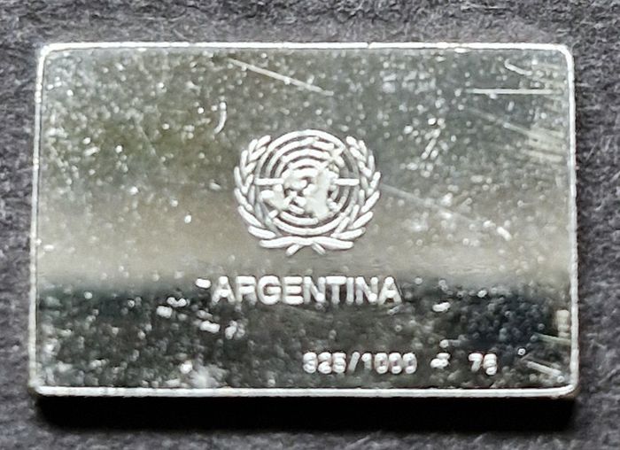 Franklin Mint Flags Of United Nations  Sterling 925 Silver (Price is For 1 Flag)