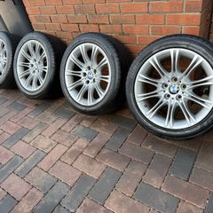 Alloys Bmw E60 M 5x120 4x 85% Tyres