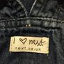 Next Blue Denim Dungaree Dress Image 5