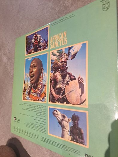 African Sanctus by David Fanshawe Signed copy Gatefold lp African Sanctus