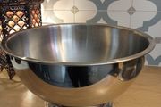 Stainless steel wine &amp; champagne bowl (39cm diameter, 21cm height)