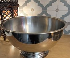 Stainless steel wine & champagne bowl (39cm diameter, 21cm height)