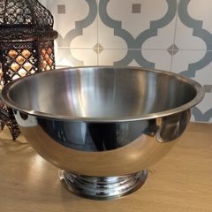 Stainless steel wine & champagne bowl (39cm diameter, 21cm height)
