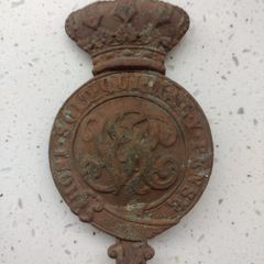 Victorian British Military Horse Martingale Badge - Late XIX