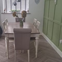 EZ LIVING Montreux Large Dining Table + 6 Chairs