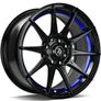 15"Japan Type Black  Alloy Wheels Chevrolet Citroen Dacia Fiat Honda Hyundai Kia Mazda Mitsubishi Nissan Renault Suzuki Seat Toyota VW 4x100 / 4x114,3 Image 8