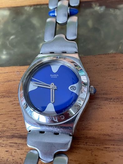 Swatch Irony wrist watch blue dial