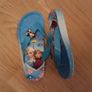New - Size 2 - A Cute Pair of Frozen Elsa & Anna Flip Flops, Image 3