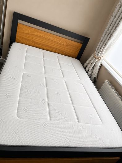 Alexis double bedframe & mattress