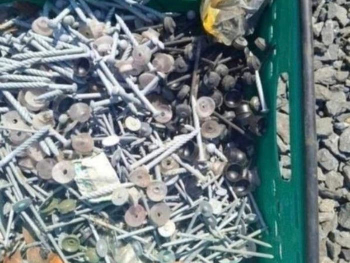 Mix of Galvanised Shed Nails