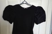 Puff sleeves Black Top size 10