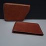 Vintage Brown Leather Tobacco / Cigarette Case Slim Pull Out Design Image 3