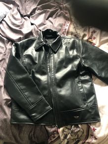 Faux leather jacket