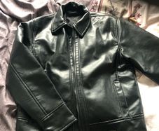 Faux leather jacket