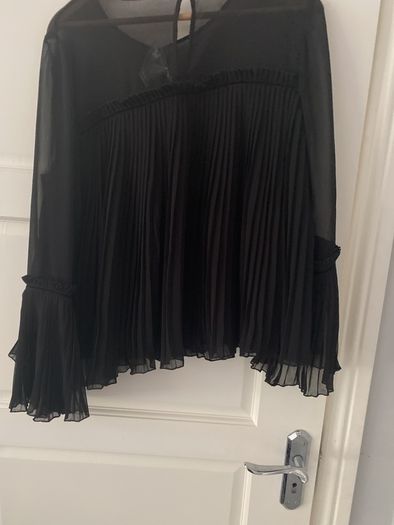 Beautiful sheer pleat ladies top, Vila