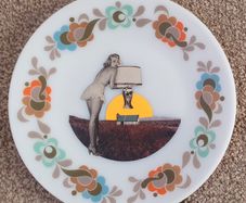 Sexy Lady Plate by Artist Sorcha O Higgins