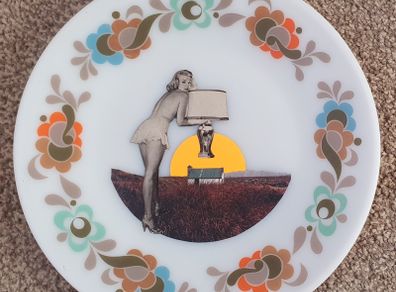 Sexy Lady Plate by Artist Sorcha O Higgins