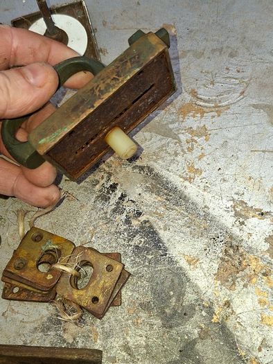 Antique Brass Door Lock Bolts Etc., Postage available or Collection