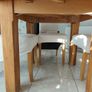 Dining table + 4 Chairs Image 6
