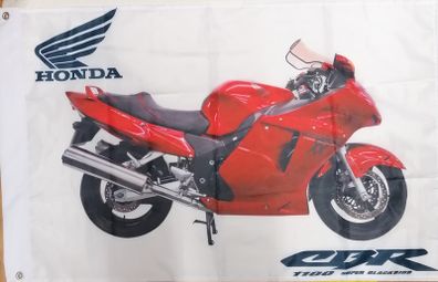 Honda CBR 1100 Super Blackbird Flag Red.