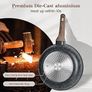 Induction Hob Pots and Pans Set 13pcs Nonstick Cooking Pans Set, Black Granite Cookware Set with Lid, Non Stick Saucepan Set, Frying Pan Set, PFOS & PFOA Free Image 5