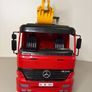 Vintage 2001 Bruder Mercedes Actros 4143 Tipping Truck with Liebherr Rotating Excavator Image 3