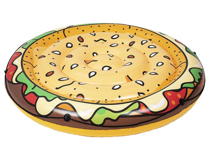 Inflatable Air Mattress Burger Pool Lounge 158 cm