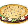 Inflatable Air Mattress Burger Pool Lounge 158 cm Image 3