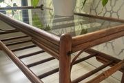 Mid Century bamboo coffee table