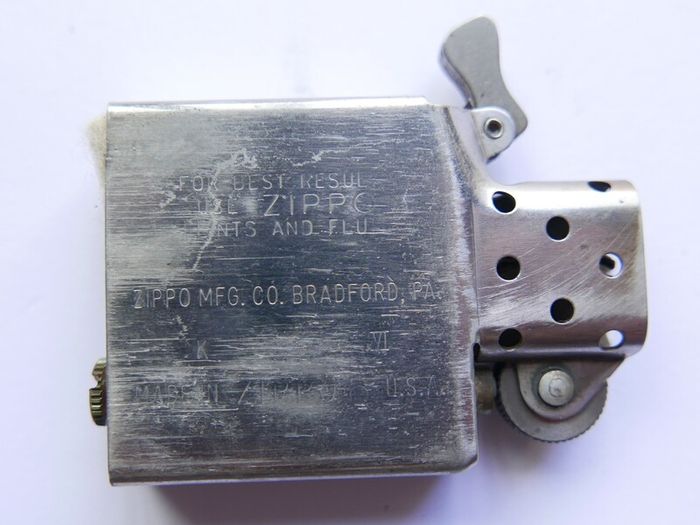 Vintage Zippo Lighter - Camo Camouflage Green Olive Drab Matte Finish