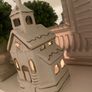 ShabbyChic Tealight Light up Church Image 4