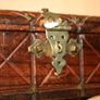 Antique Unusual Small Size Trunk -moneybox 8,2" x 3,4" H-4" Image 2