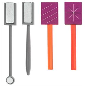 Magnet Stick Pen Plate Magnetic Tool Nail Art Kit - Set of 4