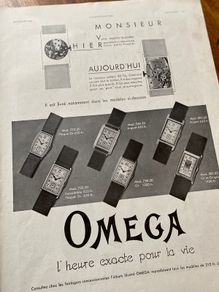 Antique Omega Ad 1931