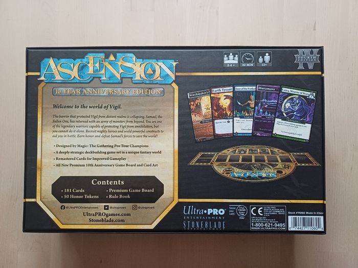 Ascension 10 Year Anniversary Edition Fantasy Deckbuilding Card Game 2022