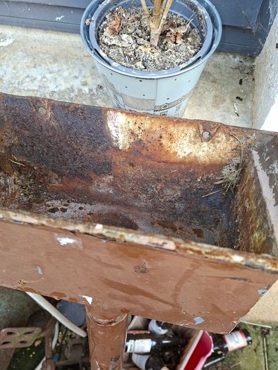 Antique Cast Iron Architectural Salvage Gully Collection & Pipe