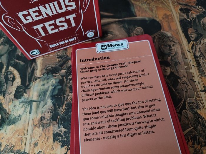The Genius Test ! MENSA - The High IQ Society ! 50 Cards Pack !