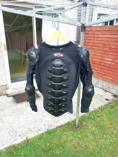 wulfsport motocross back and chest protector size L
