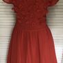 Ted Baker Red Peony Chiffon Embellished Dress Image 8